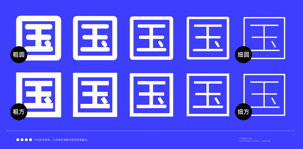 阿里妈妈方圆体：双轴可变黑体圆体字体免费商用