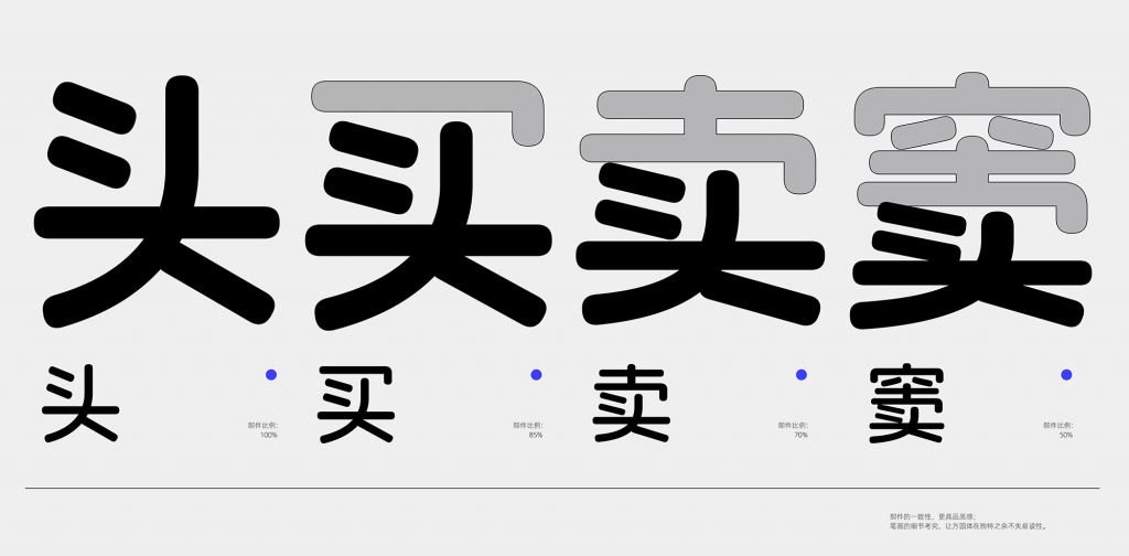 阿里妈妈方圆体：双轴可变黑体圆体字体免费商用