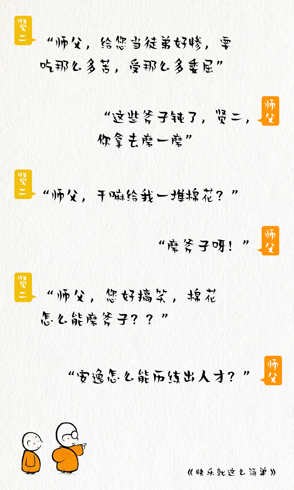 贤二体:禅意手写风格免费商用创意字体