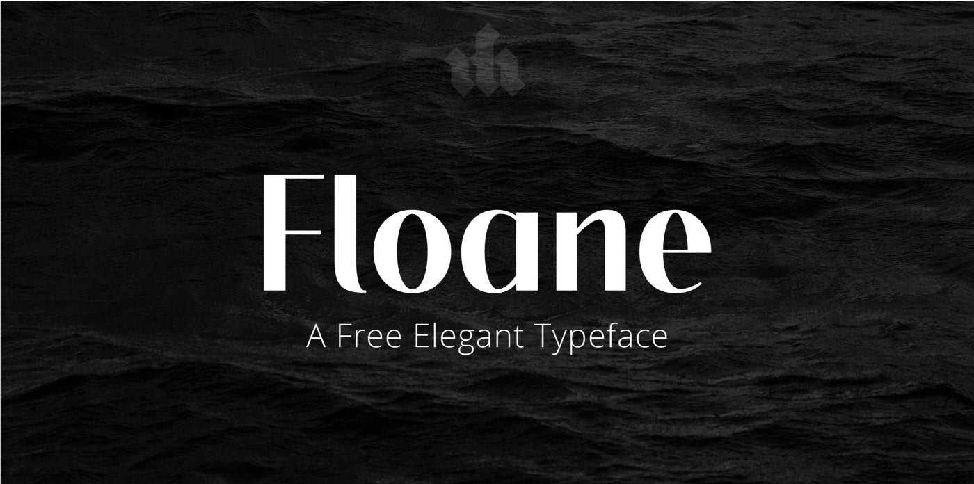 Floane:一款优雅精致的免费商用英文展示字体