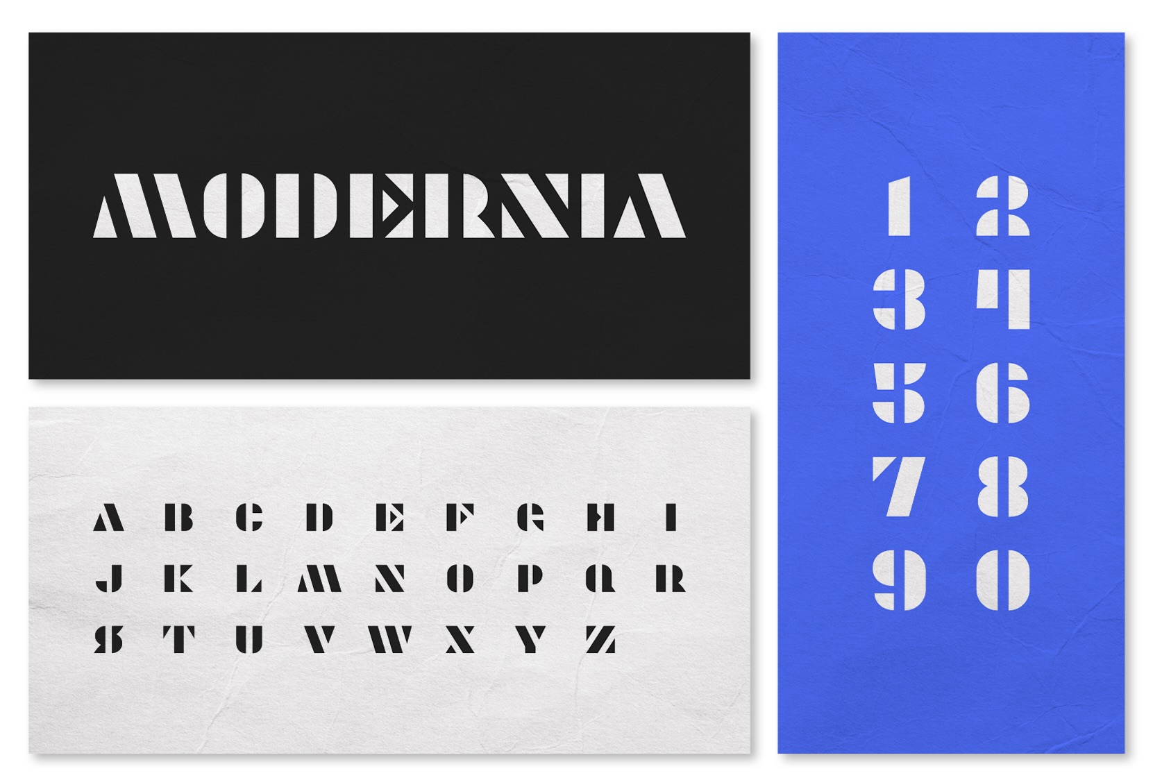 Modernia Free Font:一款极简现代风格的免费商用英文字体