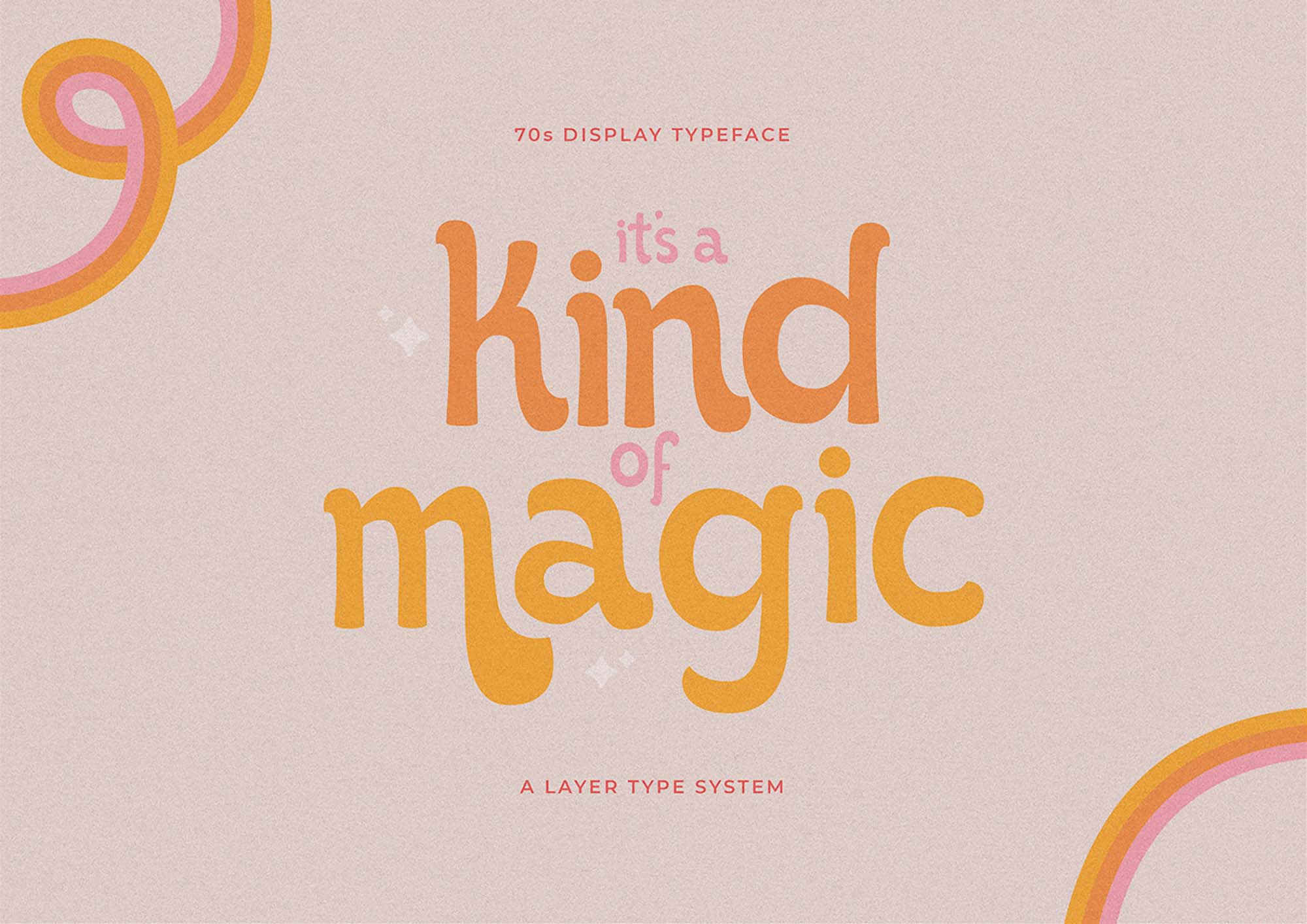It’s a Kind of Magic:一款70年代迷幻风格的免费商用英文字体