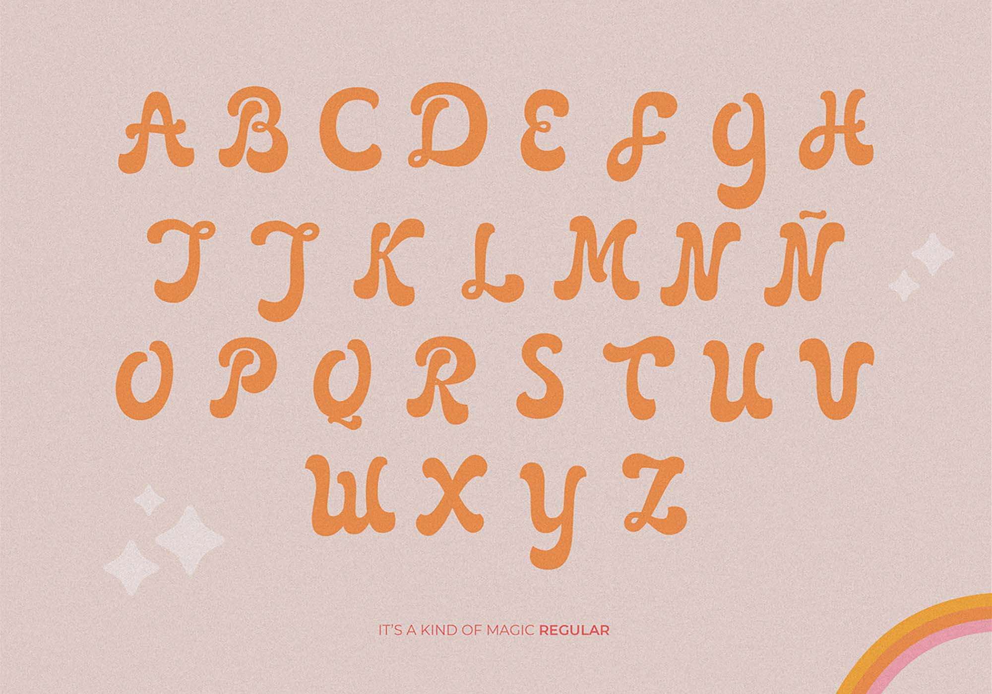 It’s a Kind of Magic:一款70年代迷幻风格的免费商用英文字体