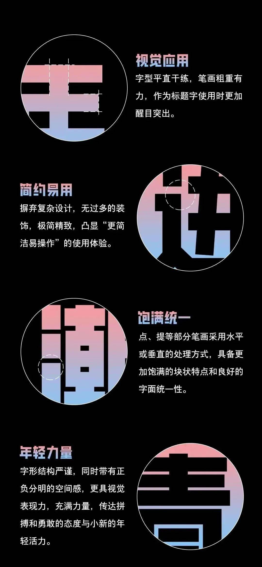 联想小新潮酷体:一款年轻时尚的免费商用中文黑体字体