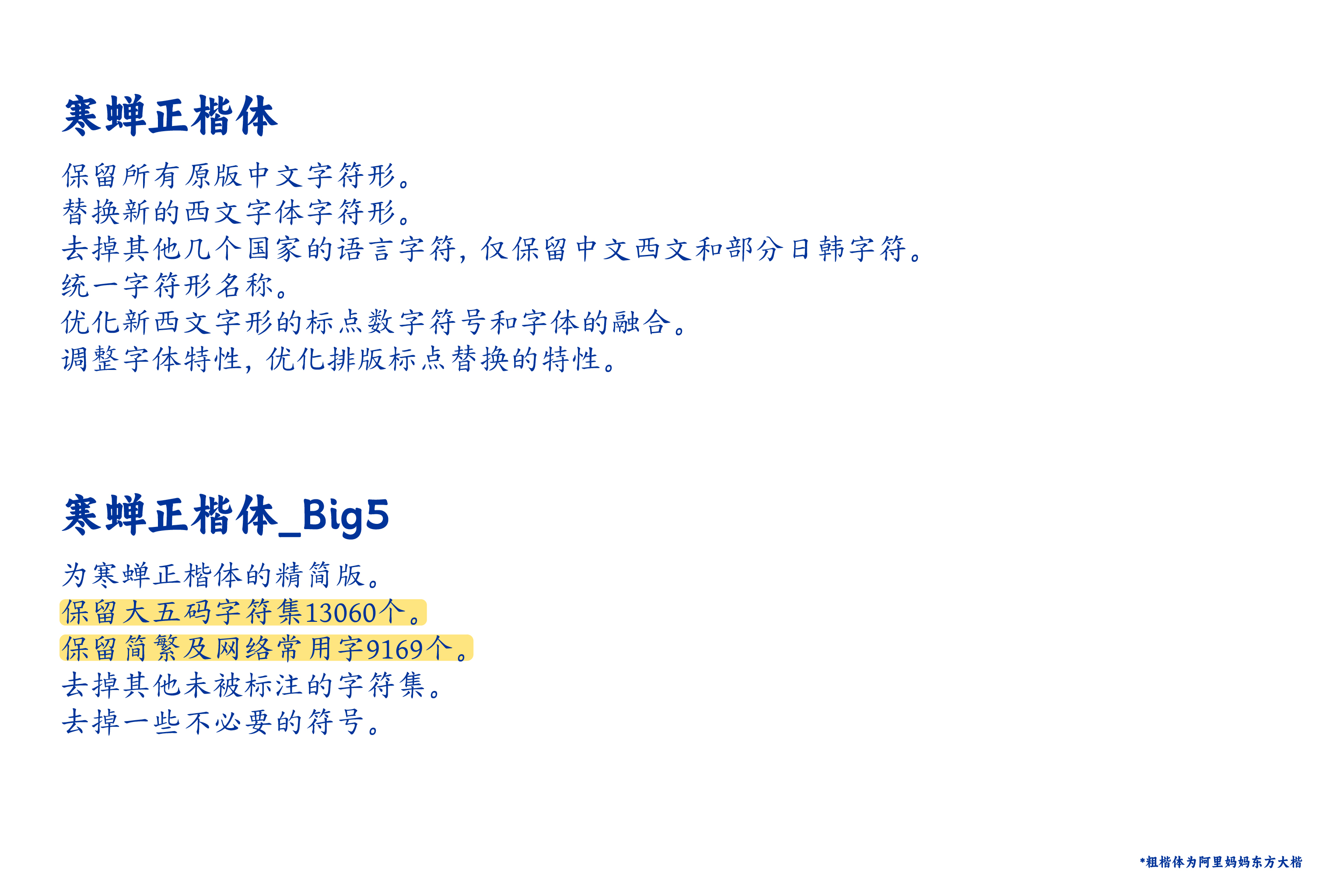 寒蝉正楷体：中西文融合优化免费商用楷体字体