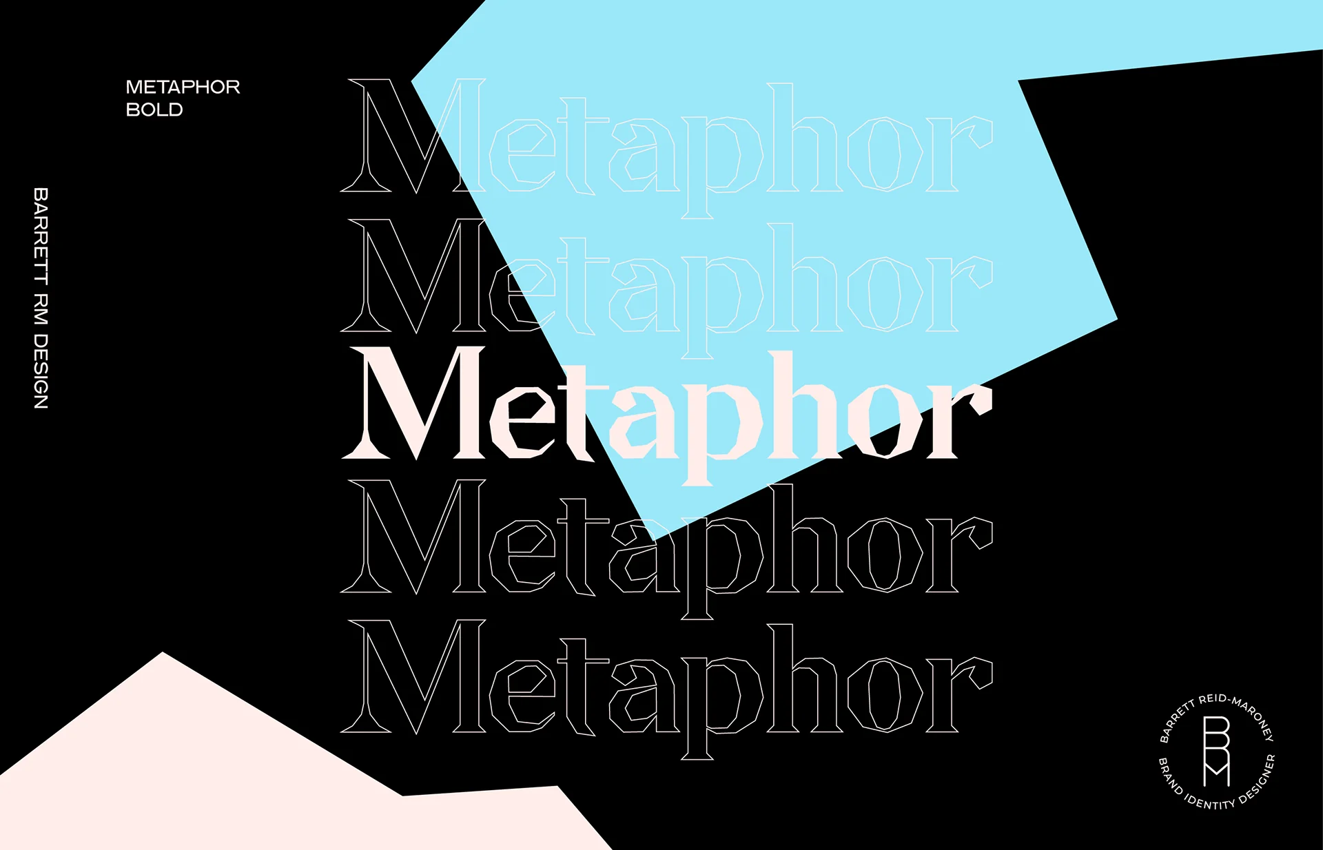 Metaphor:基于碎片化衬线设计的现代展示衬线字体
