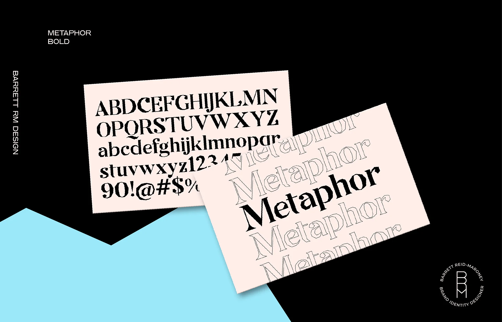 Metaphor:基于碎片化衬线设计的现代展示衬线字体