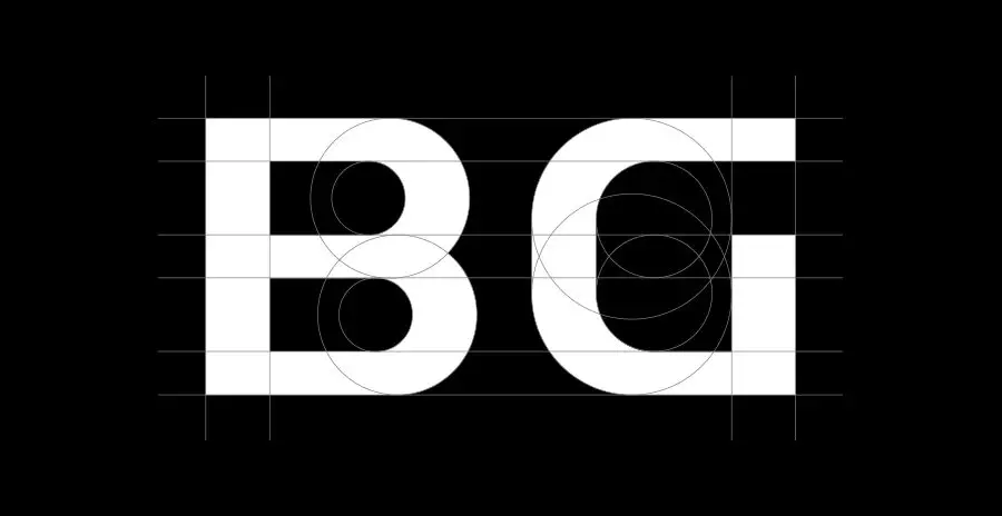 字体圈欣意LOGO体:几何粗重风格的全英文品牌LOGO字体