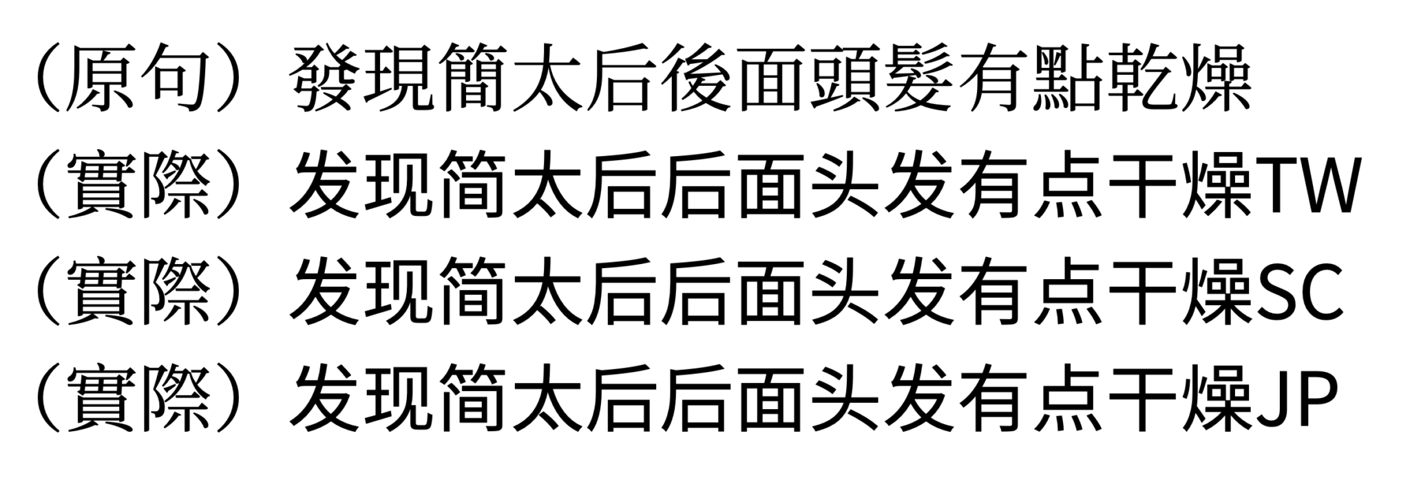 狮尾简腿黑体:基于思源黑体繁转简的多字重黑体