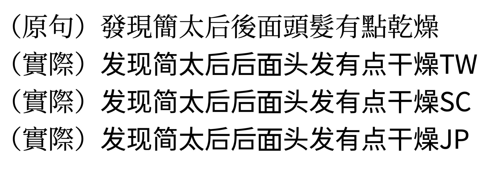 狮尾简中黑体:基于思源黑体繁转简的多字重黑体