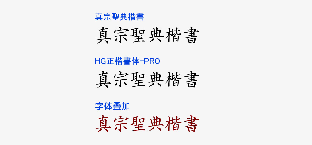 真宗聖典楷書