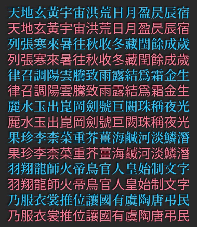 尚古明体:传承旧字形明体字体免费下载