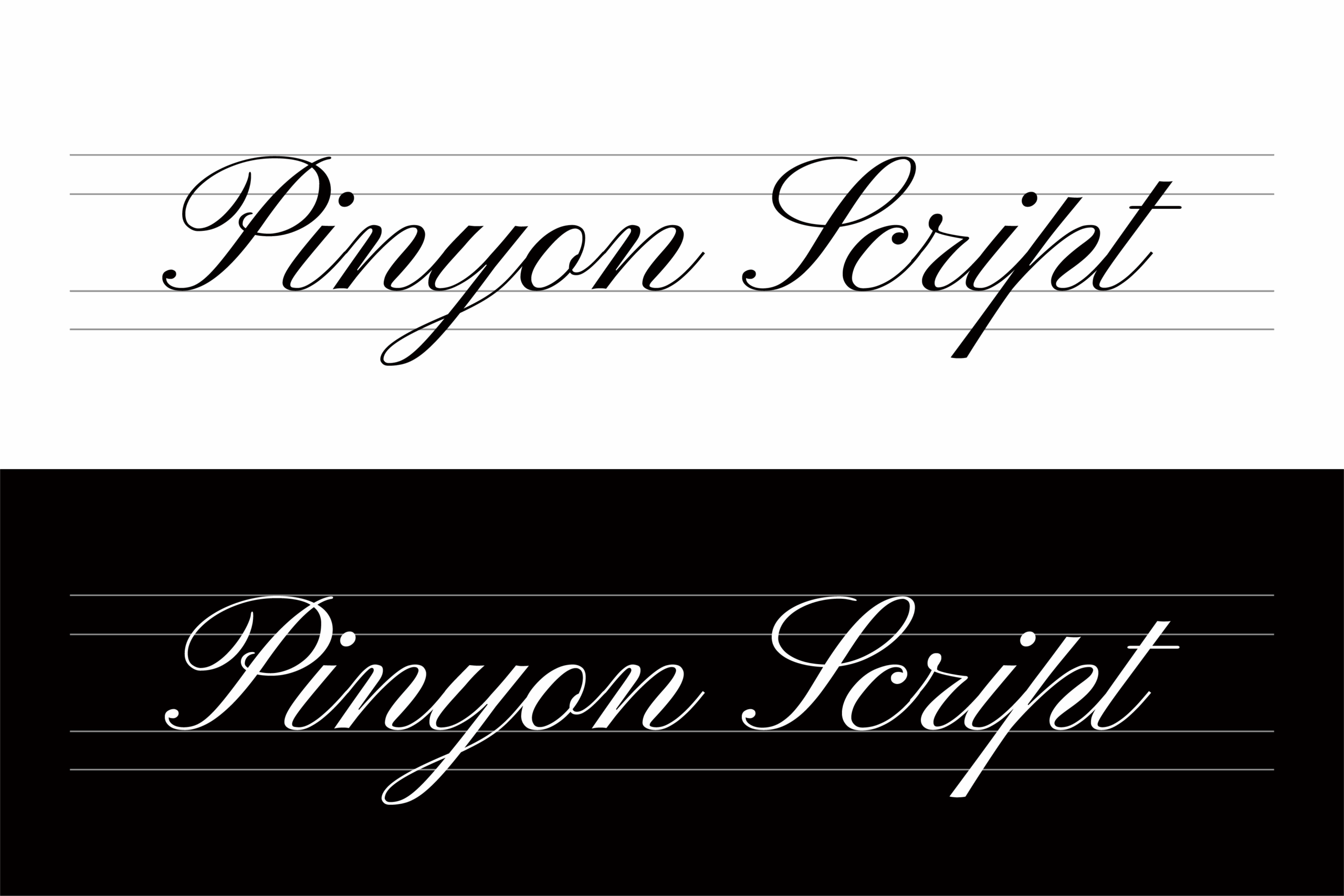 Pinyon Script:优雅花体英文字体免费下载