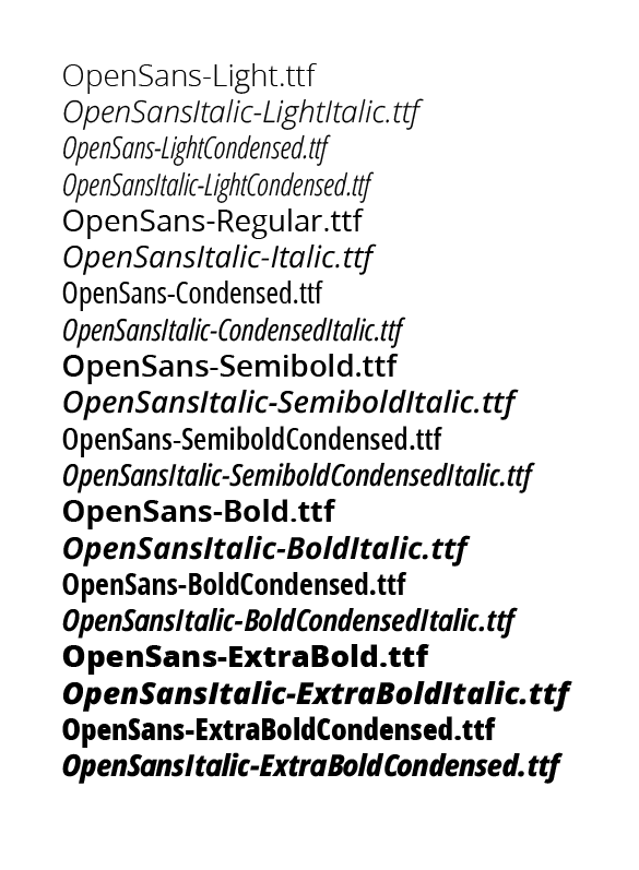 Open Sans:现代无衬线免费英文字体下载