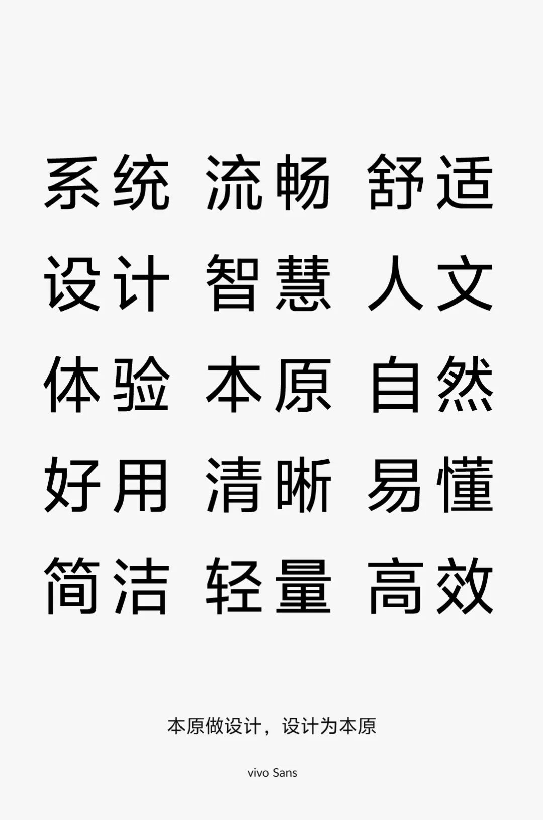 vivo Sans:现代无衬线免费中文字体下载