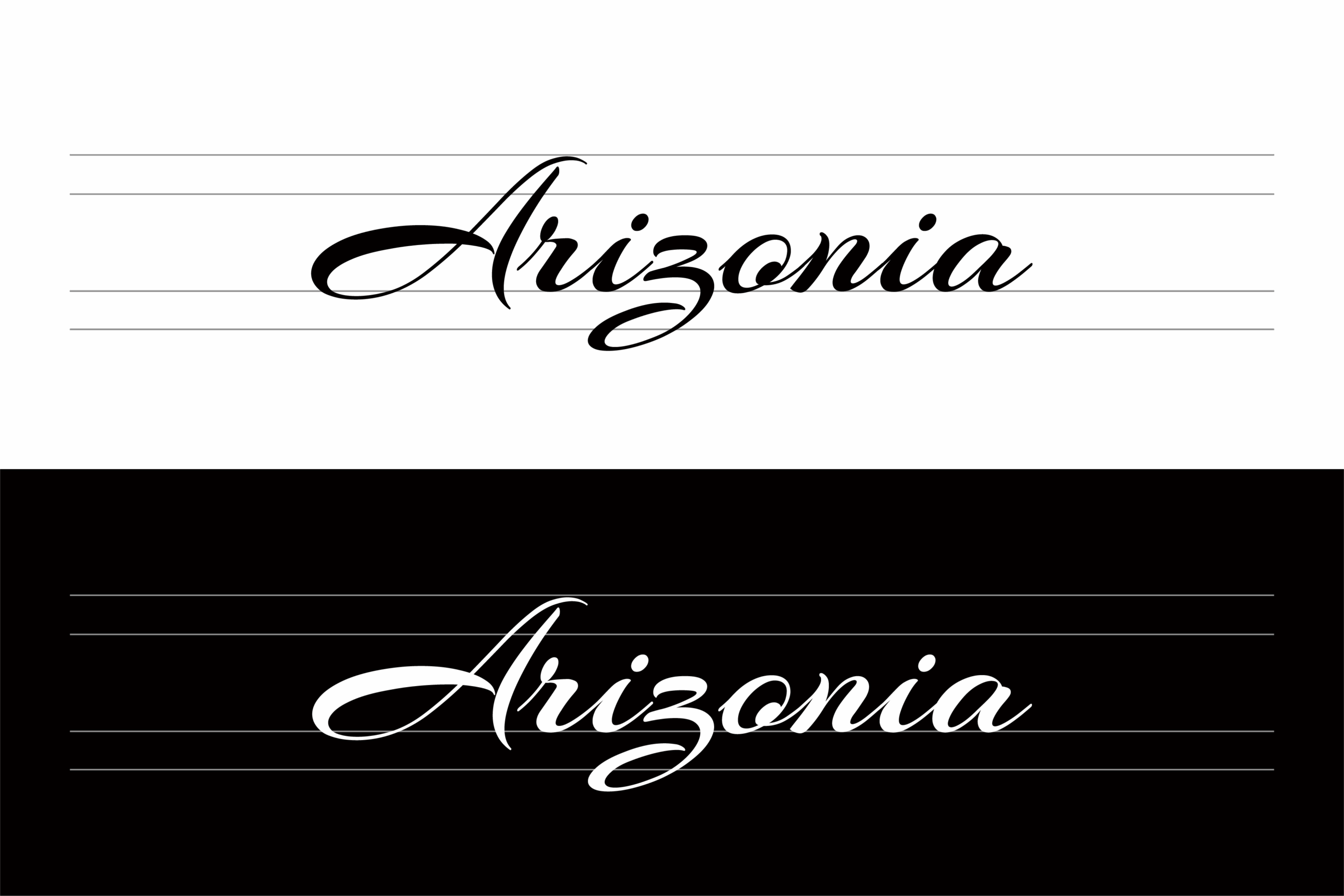 Arizonia:手写连笔免费英文字体下载