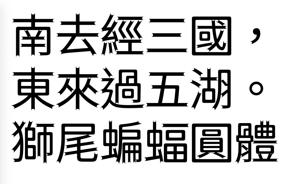 獅尾蝙蝠圓體