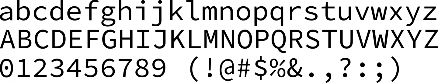 Source Code Pro:免费商用等宽编程字体下载