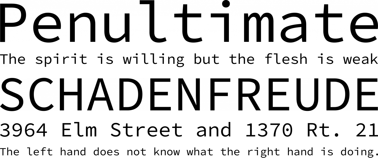 Source Code Pro:免费商用等宽编程字体下载
