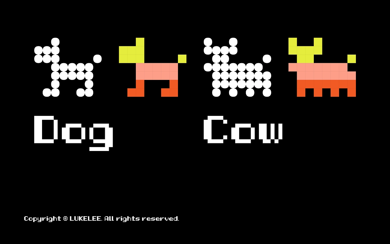 LL PiLL PixelFun:赛博朋克像素风免费英文字体下载