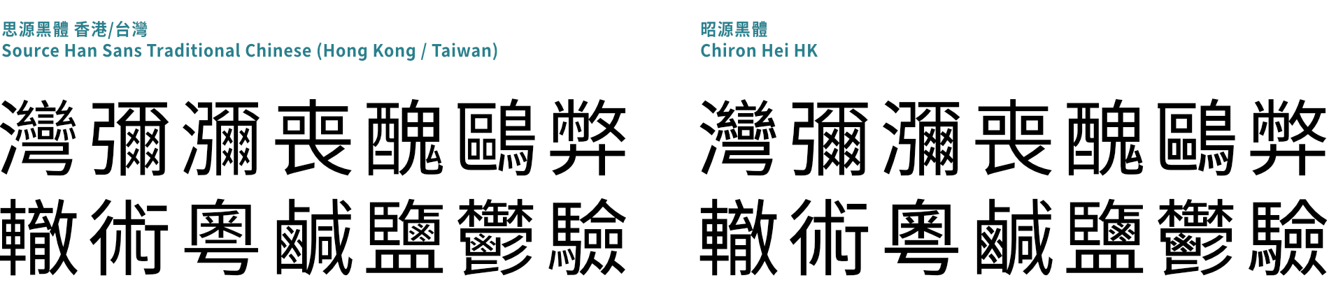 昭源黑体