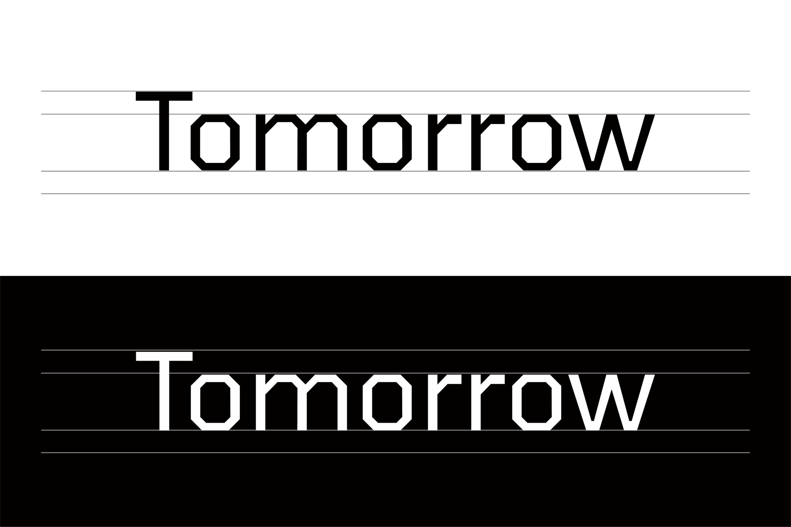 Tomorrow:几何无衬线现代英文字体免费下载