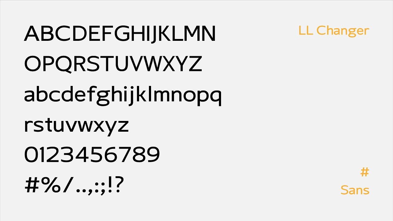 LL ChangerGX:可在衬线与无衬线之间自由变化的可变字体
