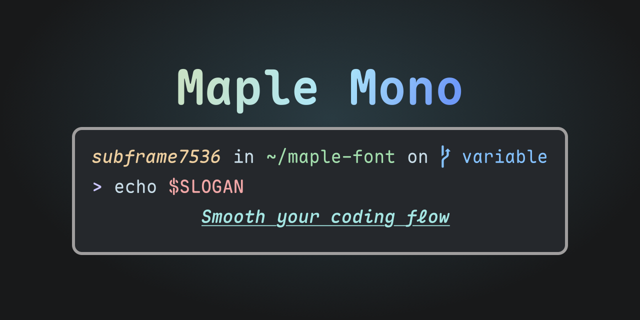 Maple Mono