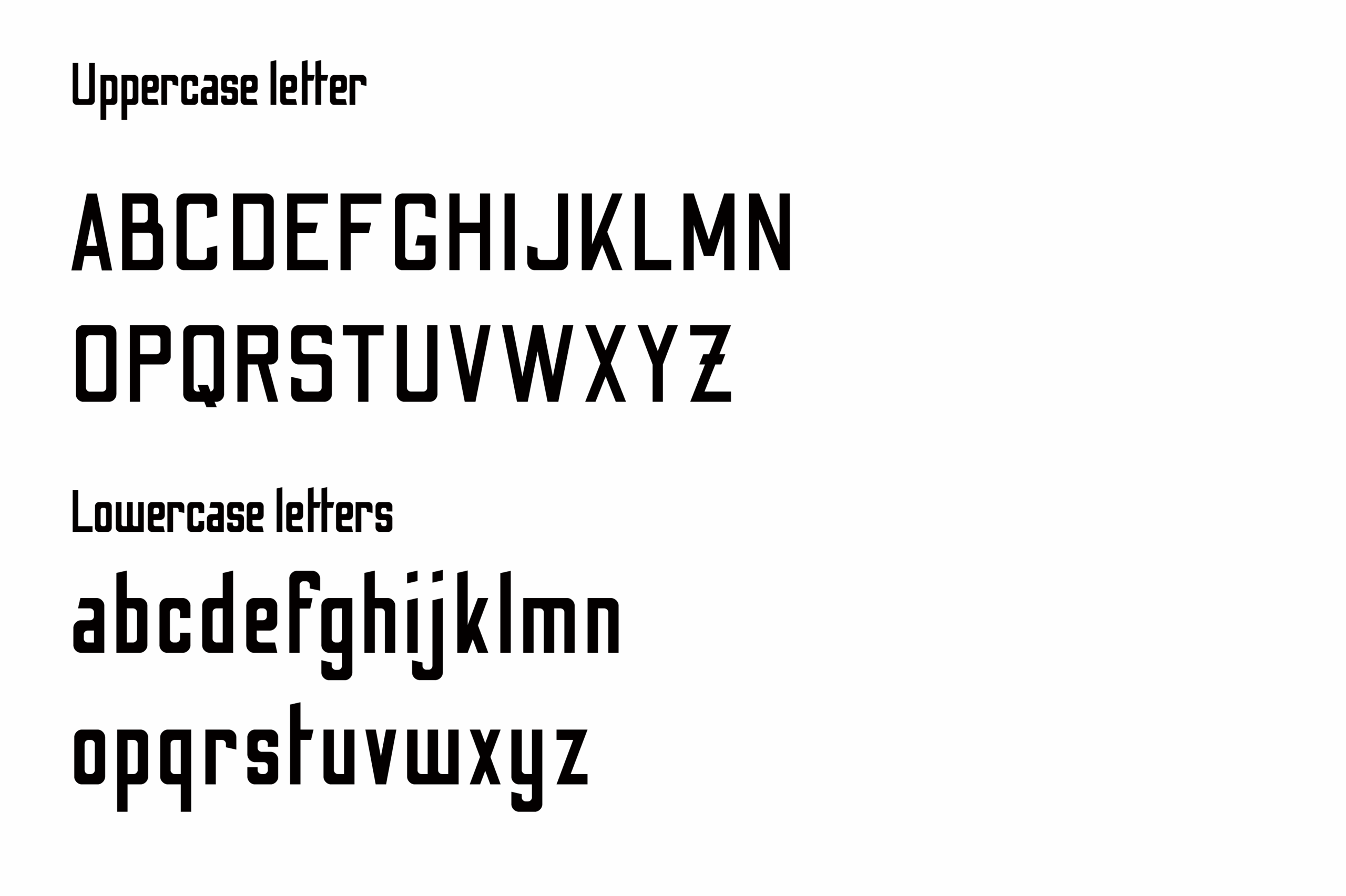 Odibee Sans:几何硬朗风格展示字体免费商用
