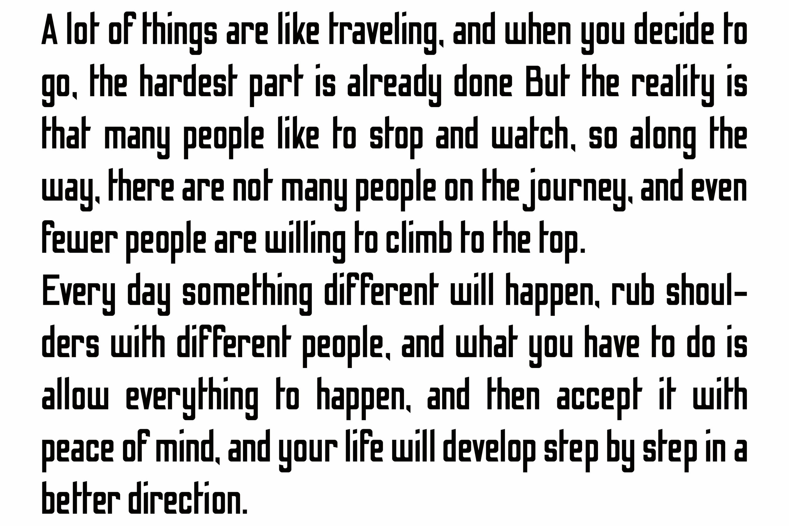 Odibee Sans:几何硬朗风格展示字体免费商用