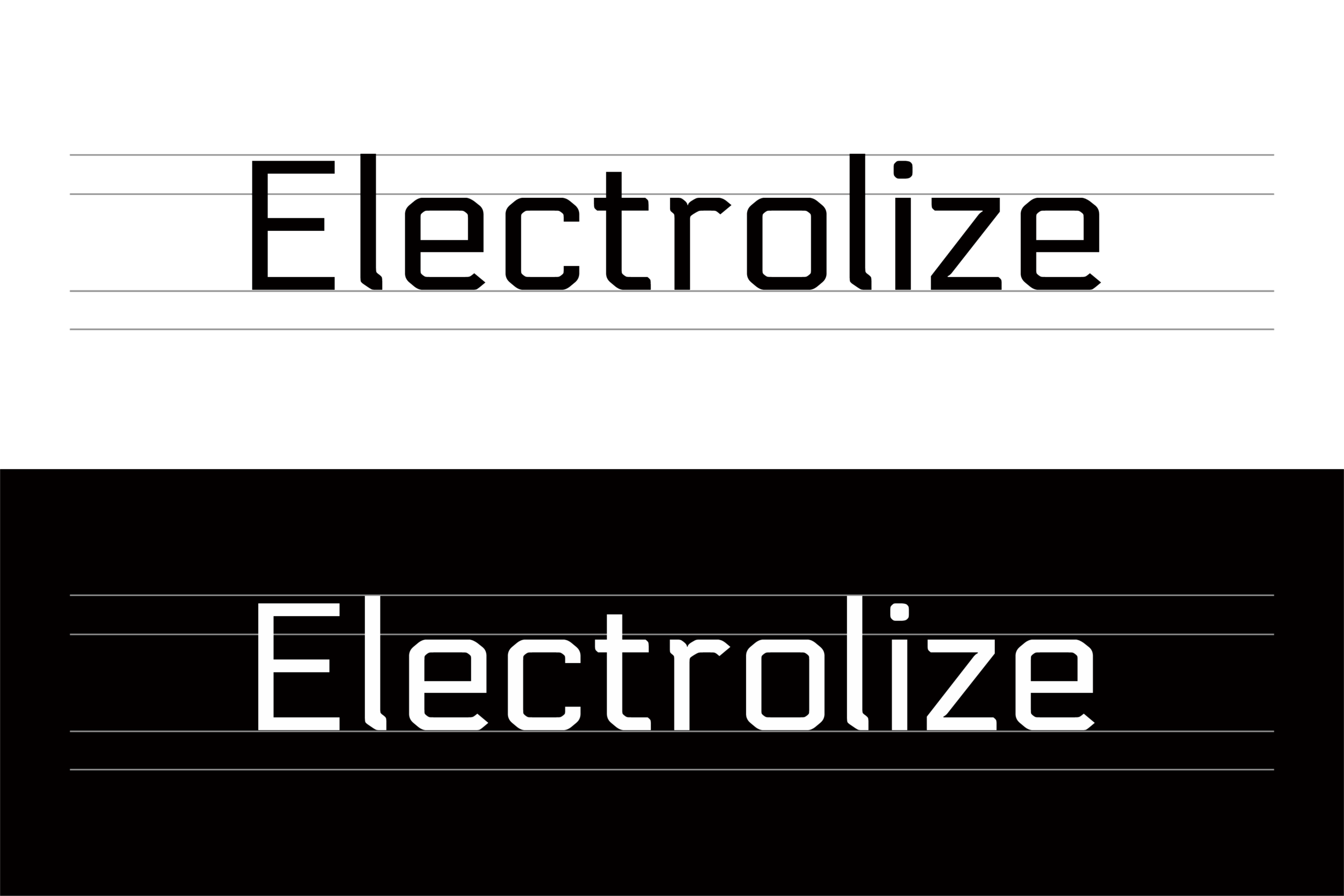 Electrolize:科技感几何免费商用英文字体下载