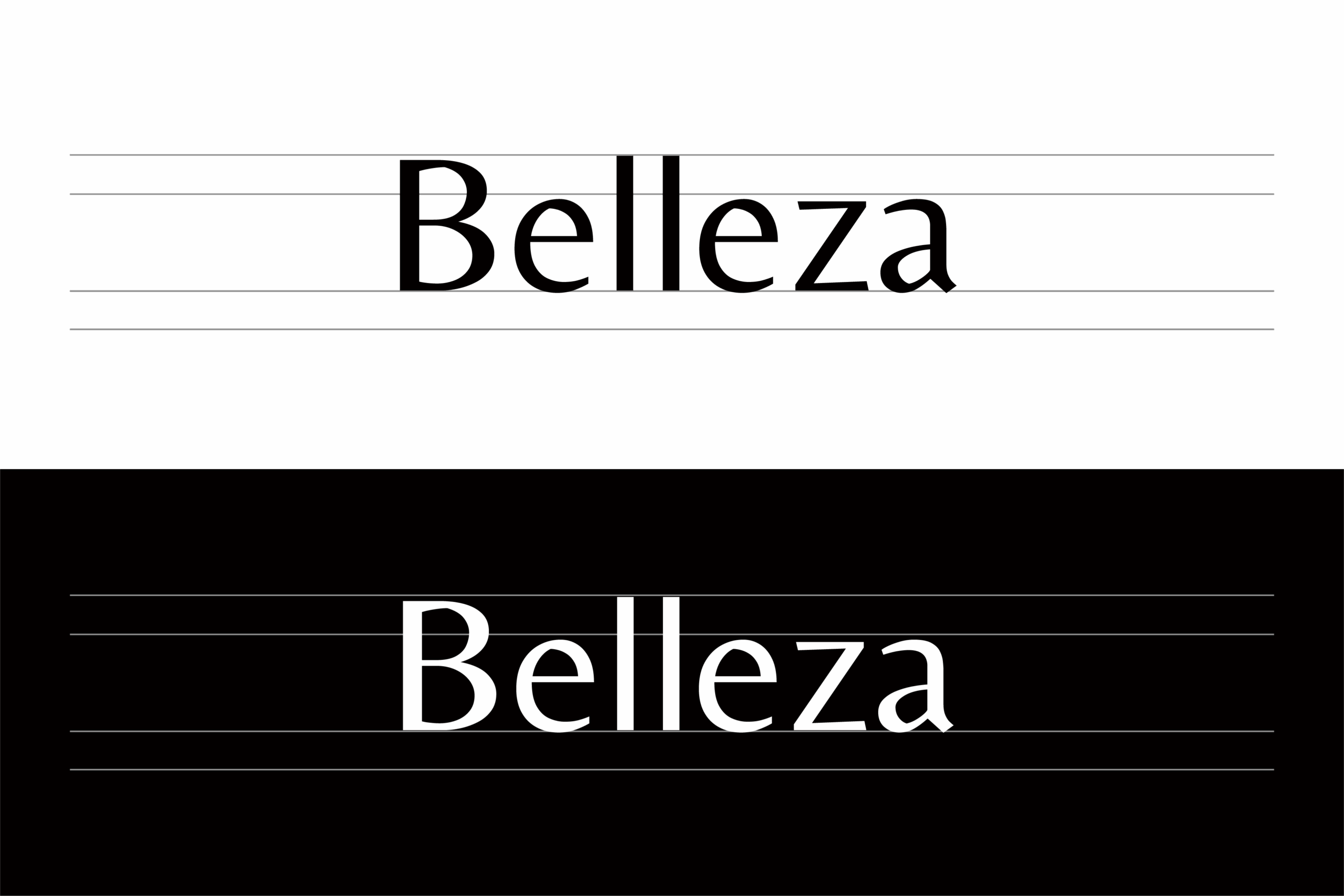 Belleza:优雅时尚人文无衬线英文字体下载