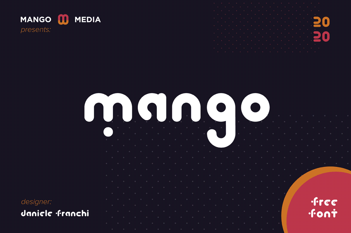 Mango:圆润流畅英文字体免费下载