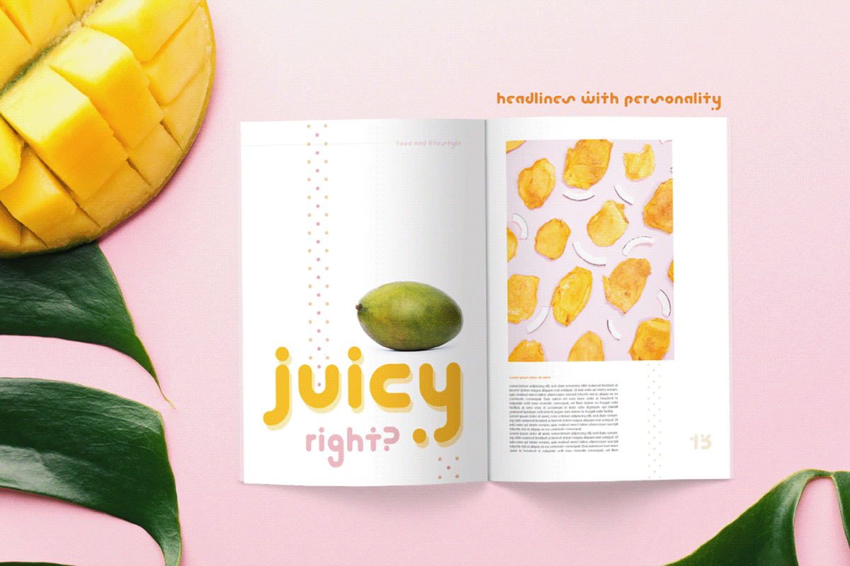 Mango:圆润流畅英文字体免费下载