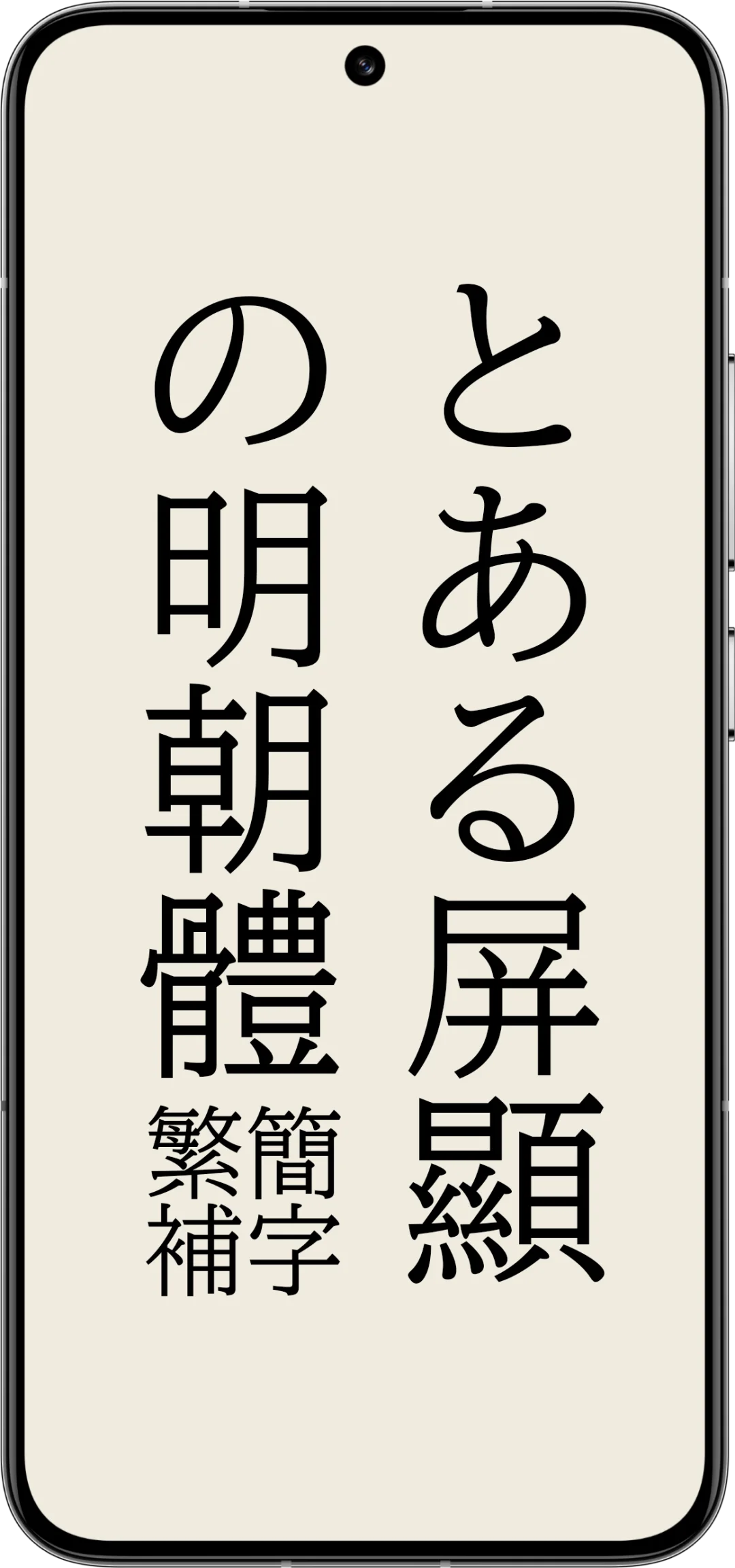 TRW UD明朝体：基于BIZ UD优化的免费商用中文屏显明朝字体