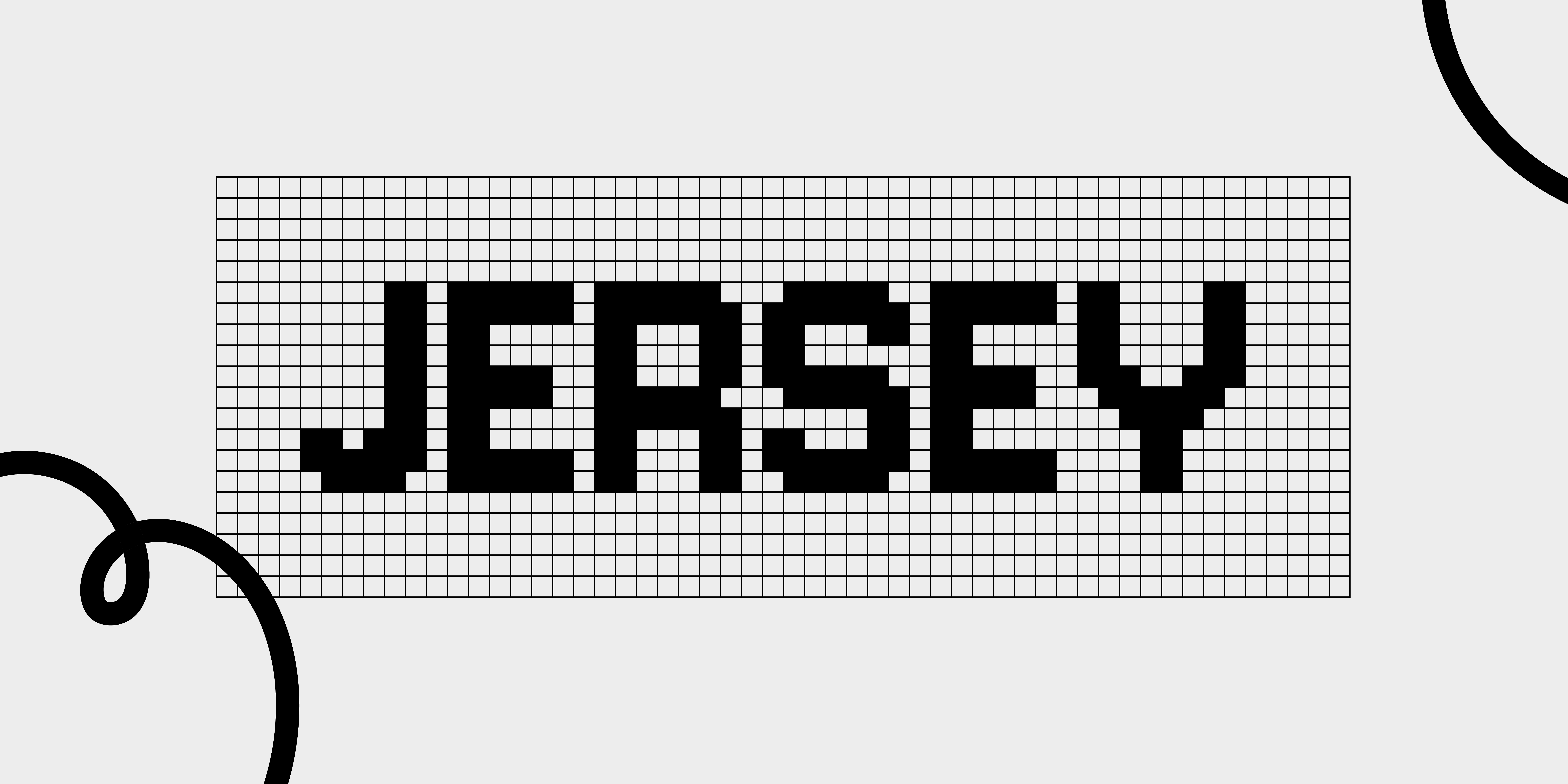 Jersey字体:运动风无衬线英文免费商用字体