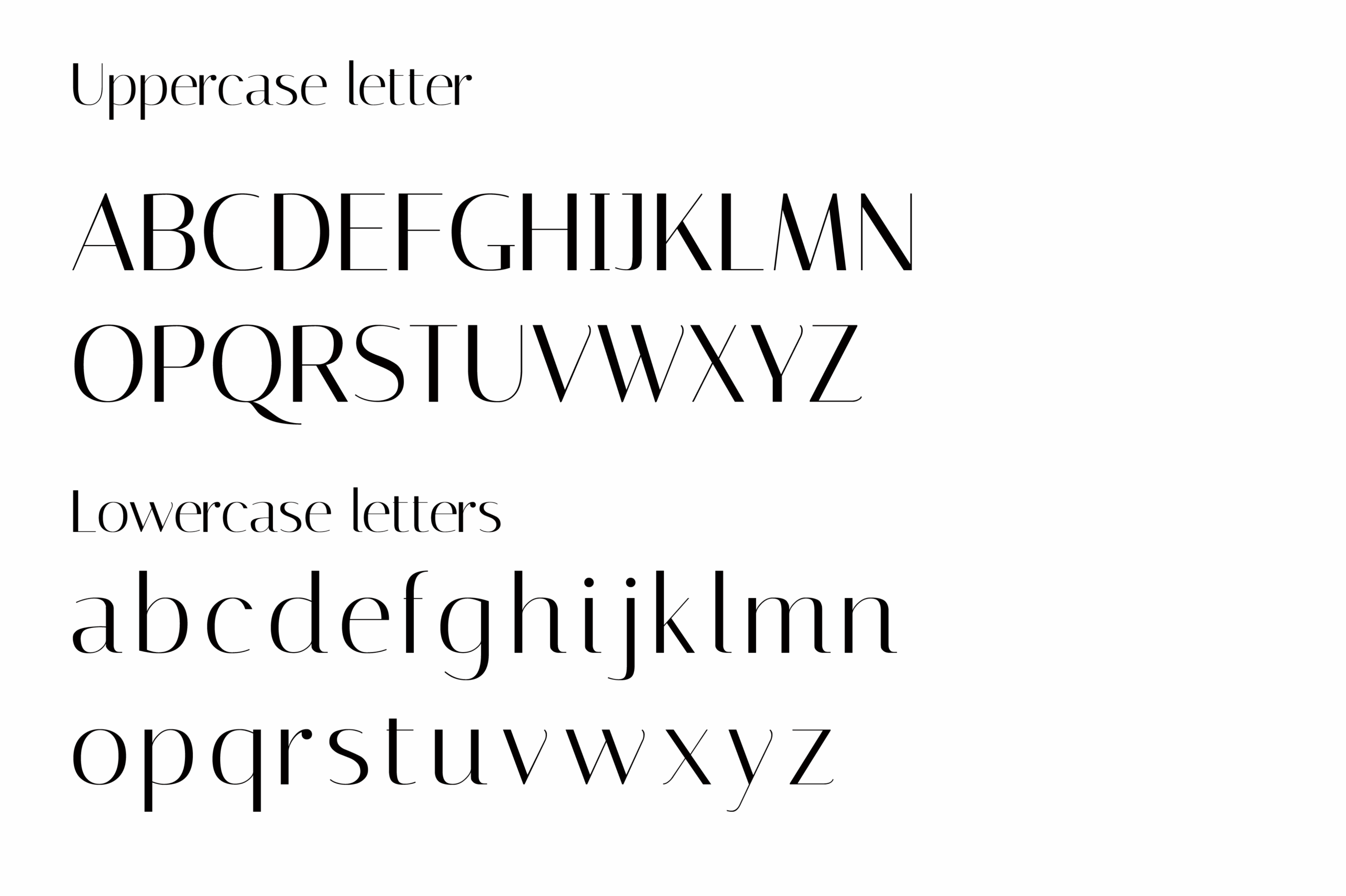 Italiana无衬线字体:意大利书法灵感免费商用标题字体