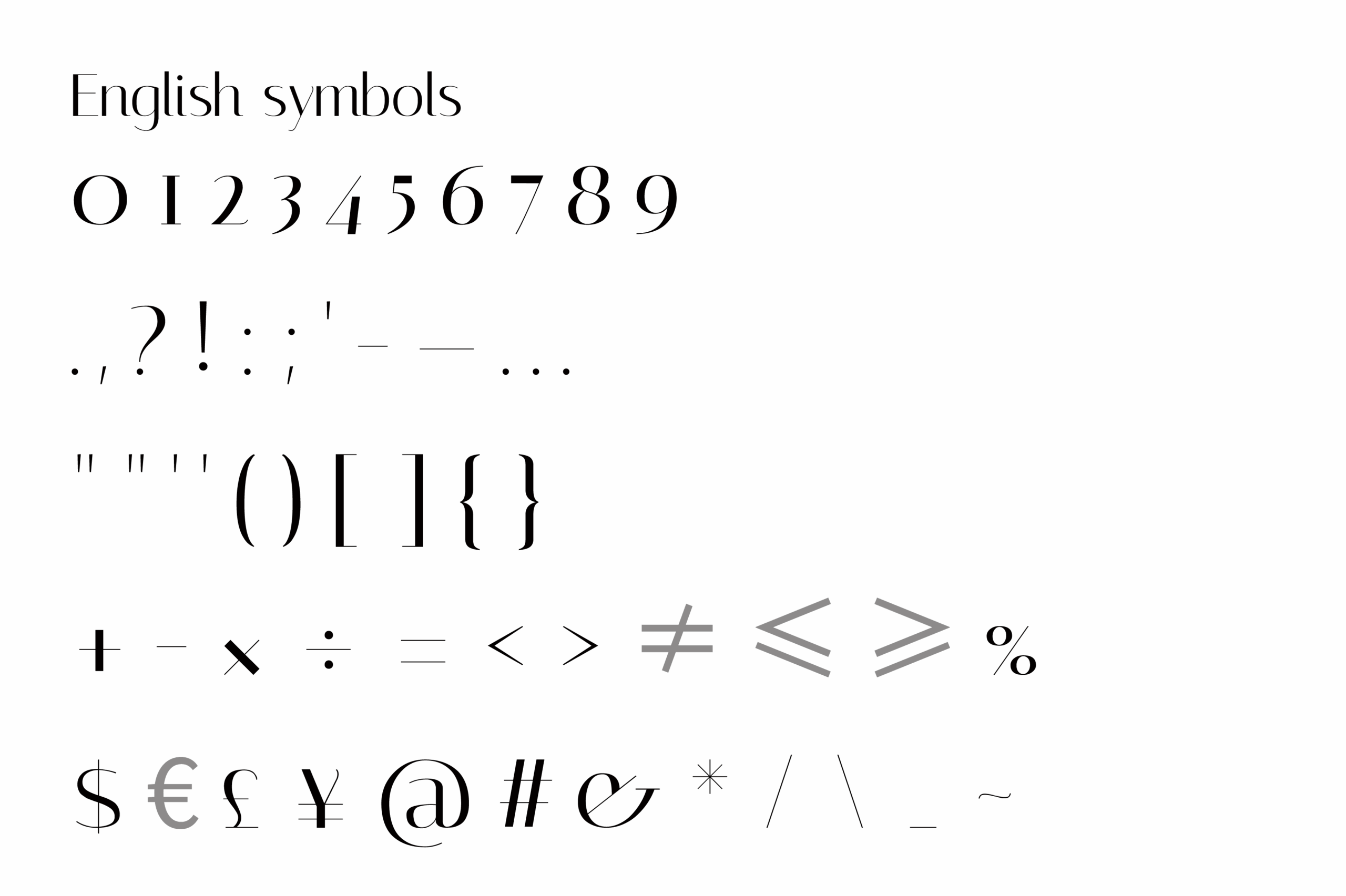 Italiana无衬线字体:意大利书法灵感免费商用标题字体