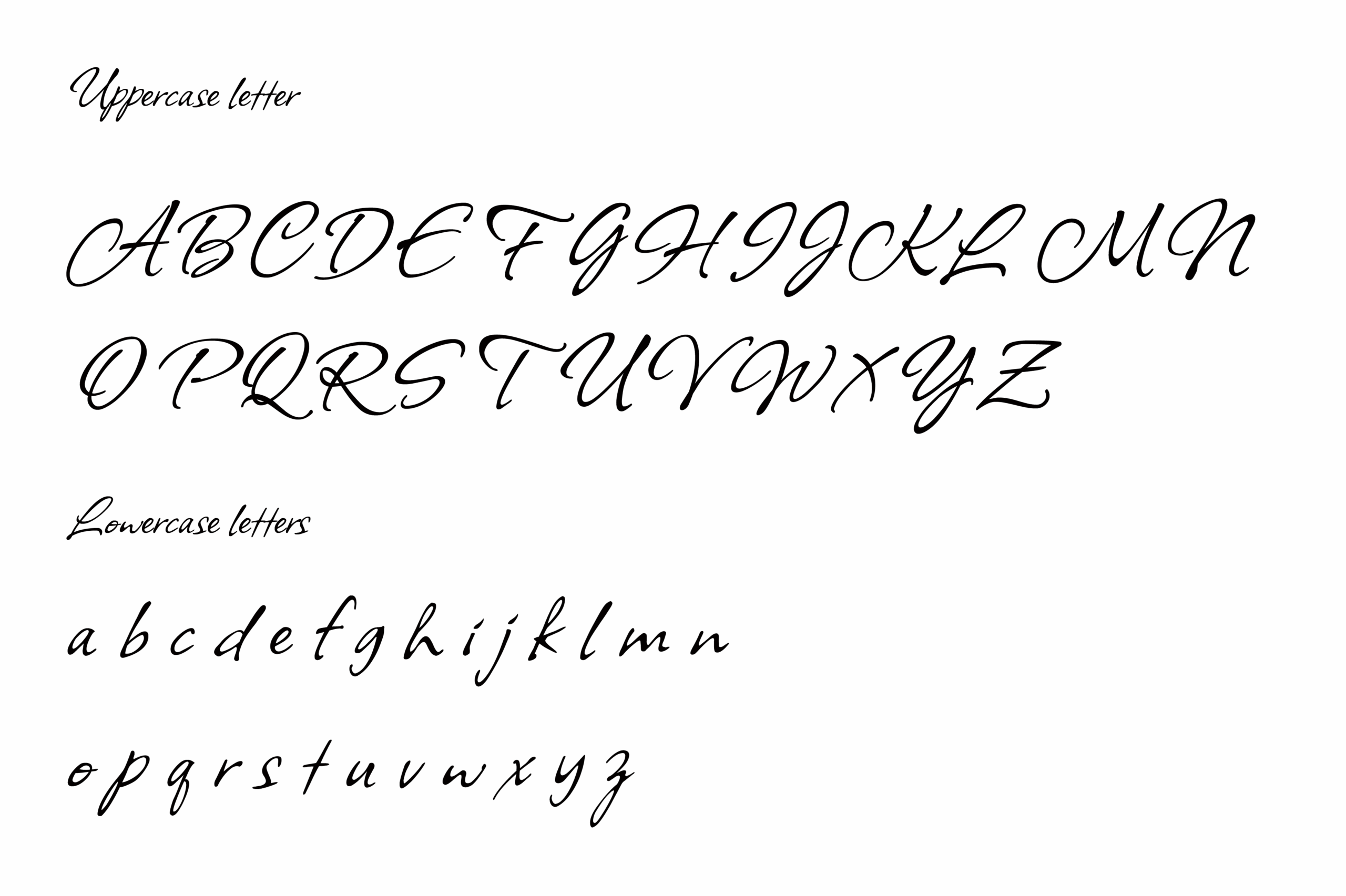 Allison手写字体:平头笔与毛笔融合的免费商用脚本字体
