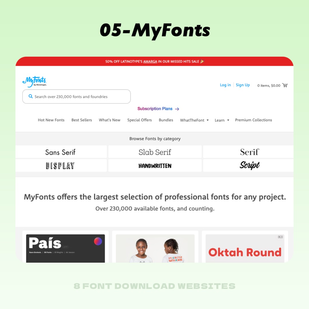 人工智能推荐!8个值得收藏的字体下载网站