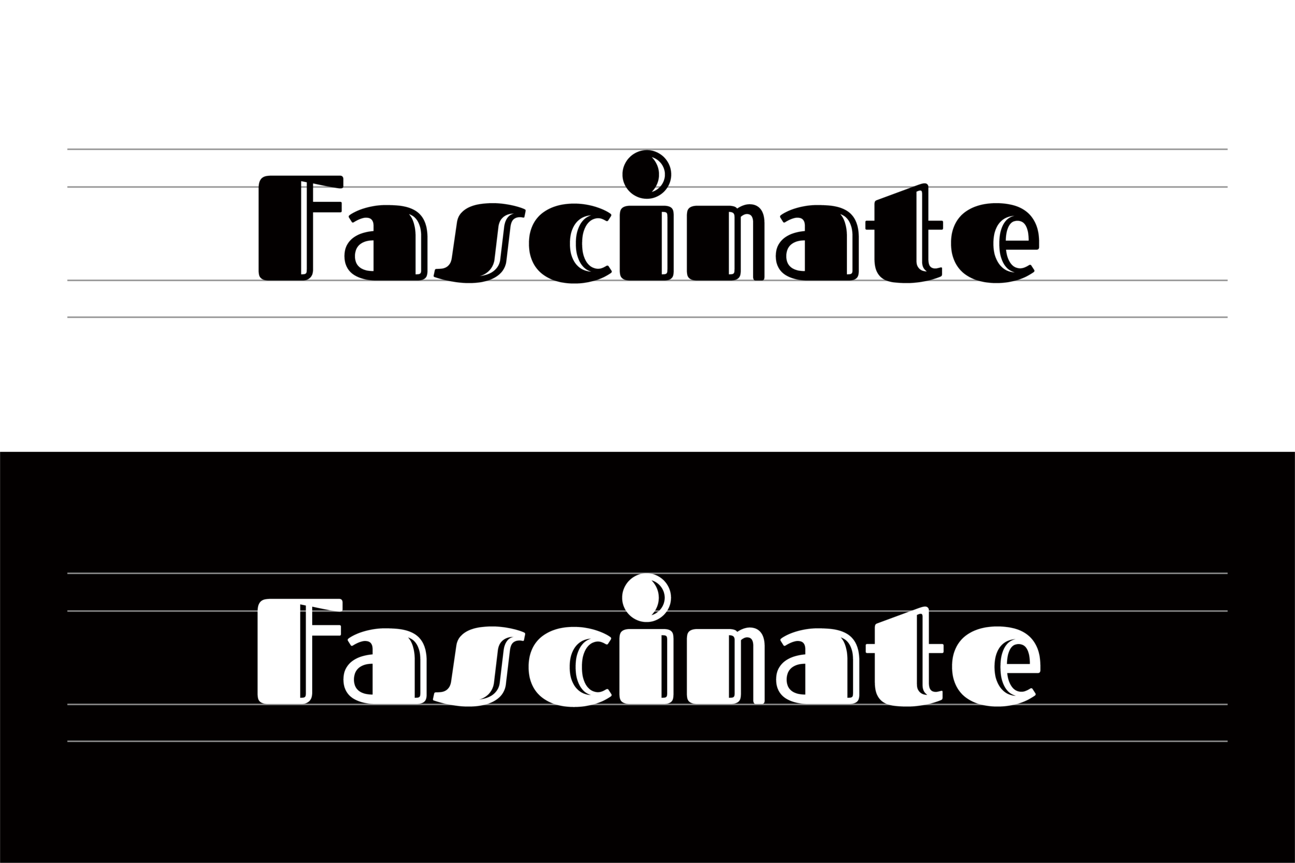 Fascinate Inline:装饰艺术风免费商用英文字体下载