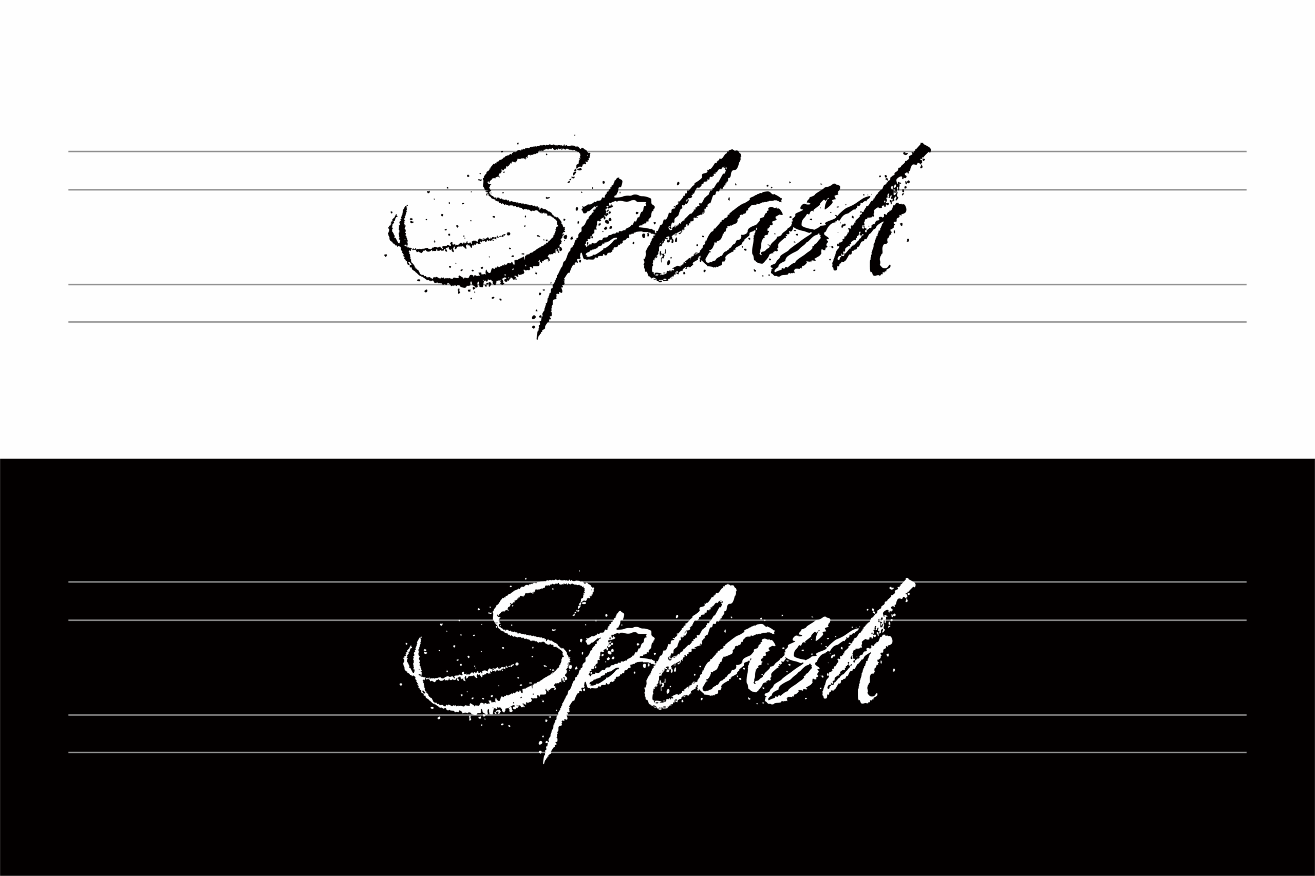 Splash:墨迹飞溅手写免费商用英文字体下载