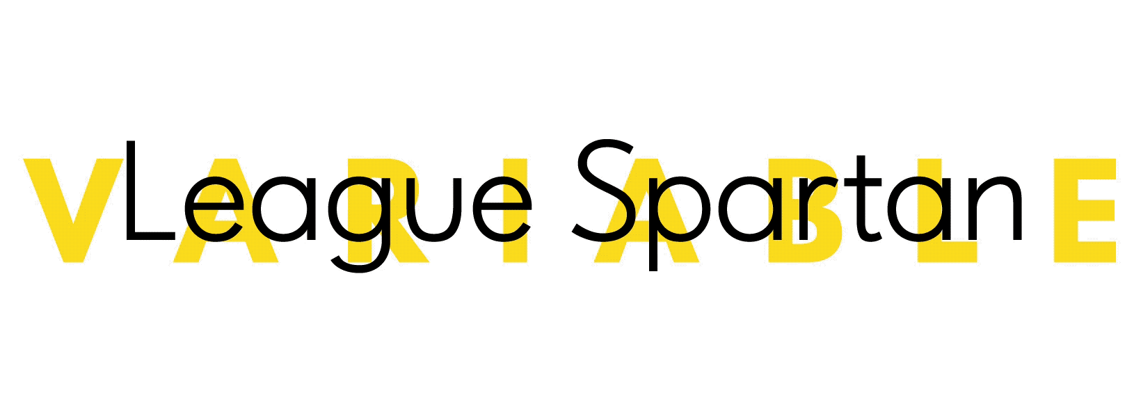 League Spartan:现代几何无衬线免费商用字体下载