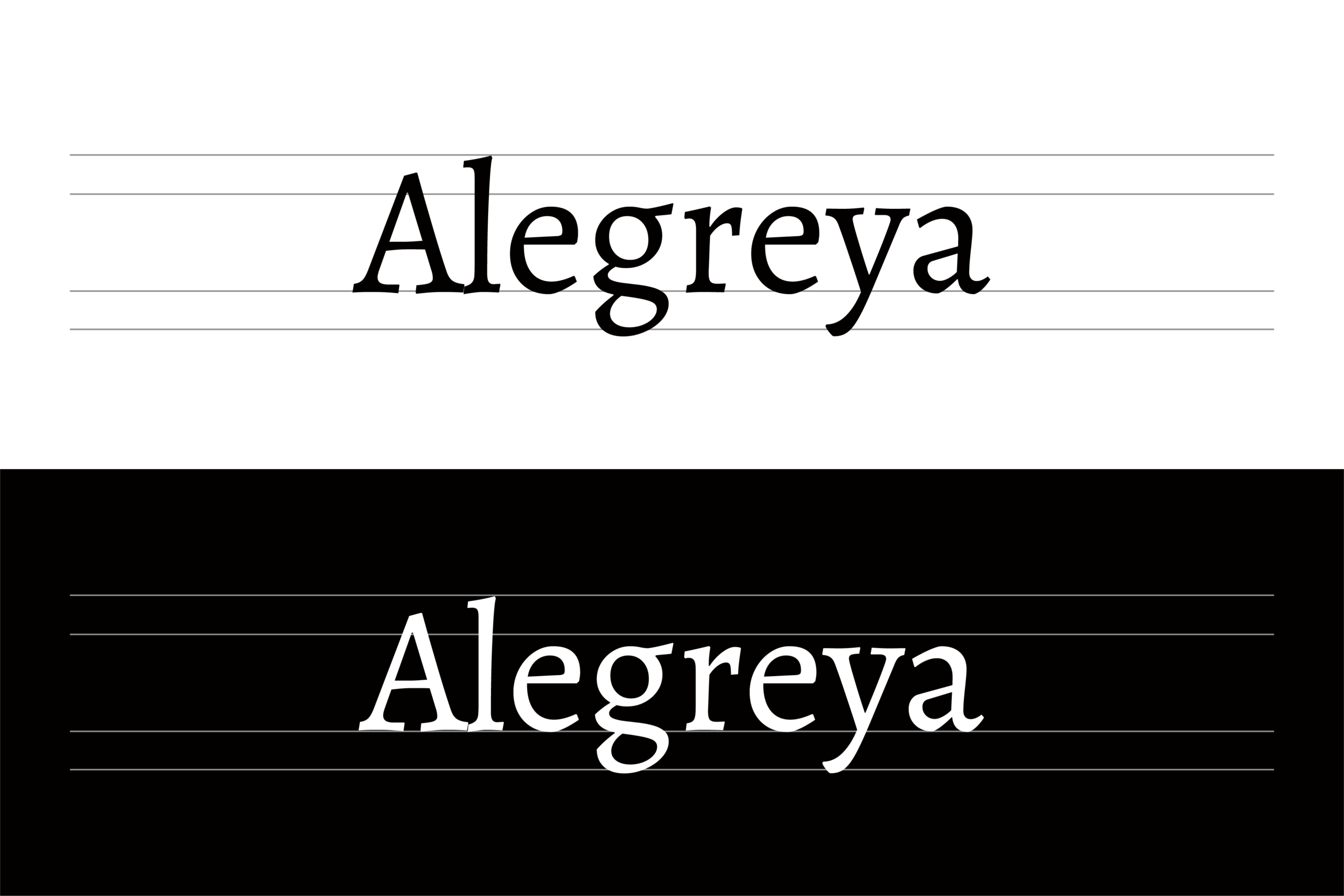 Alegreya:文学阅读人文衬线免费商用字体下载