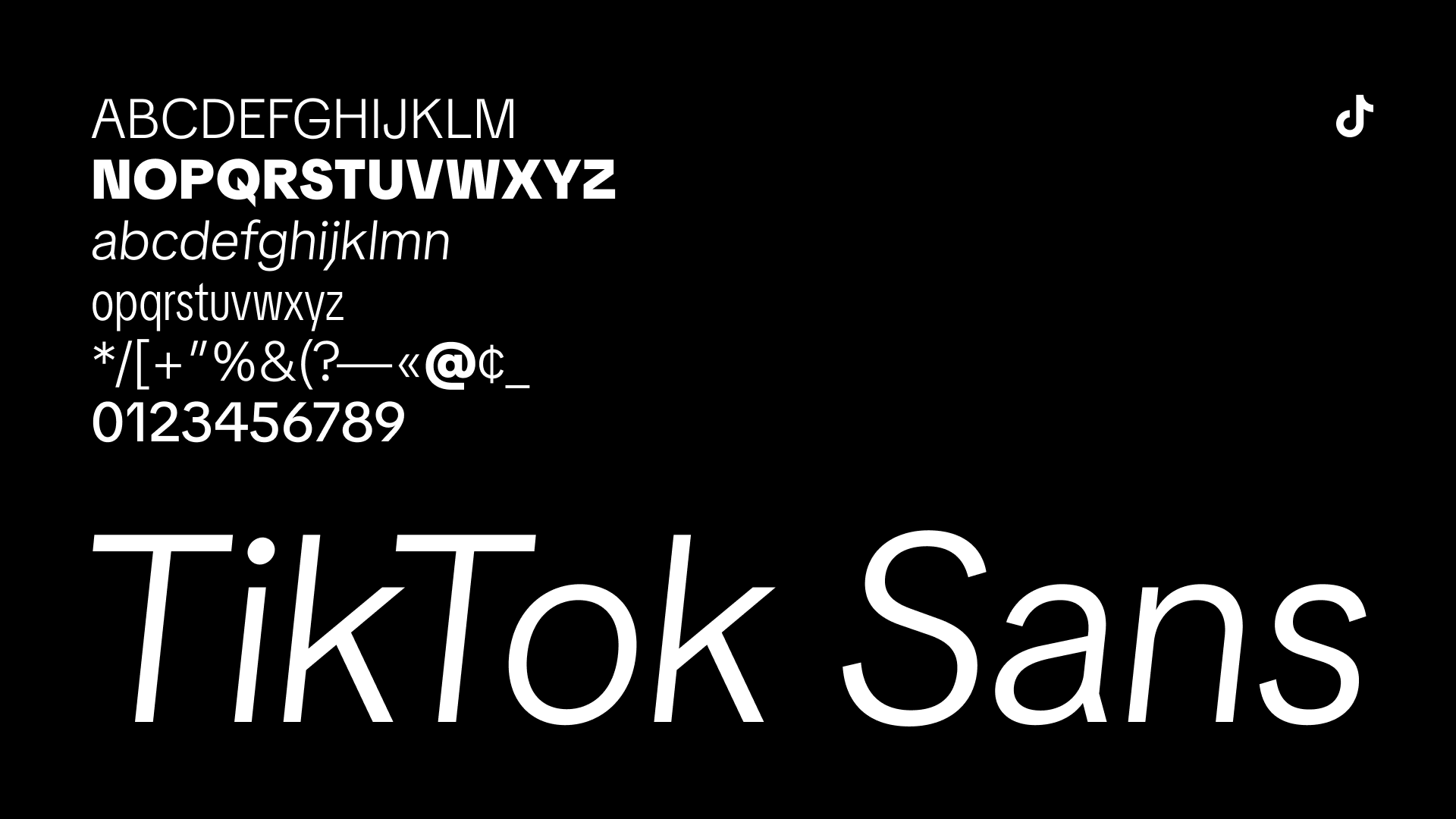 TikTok Sans