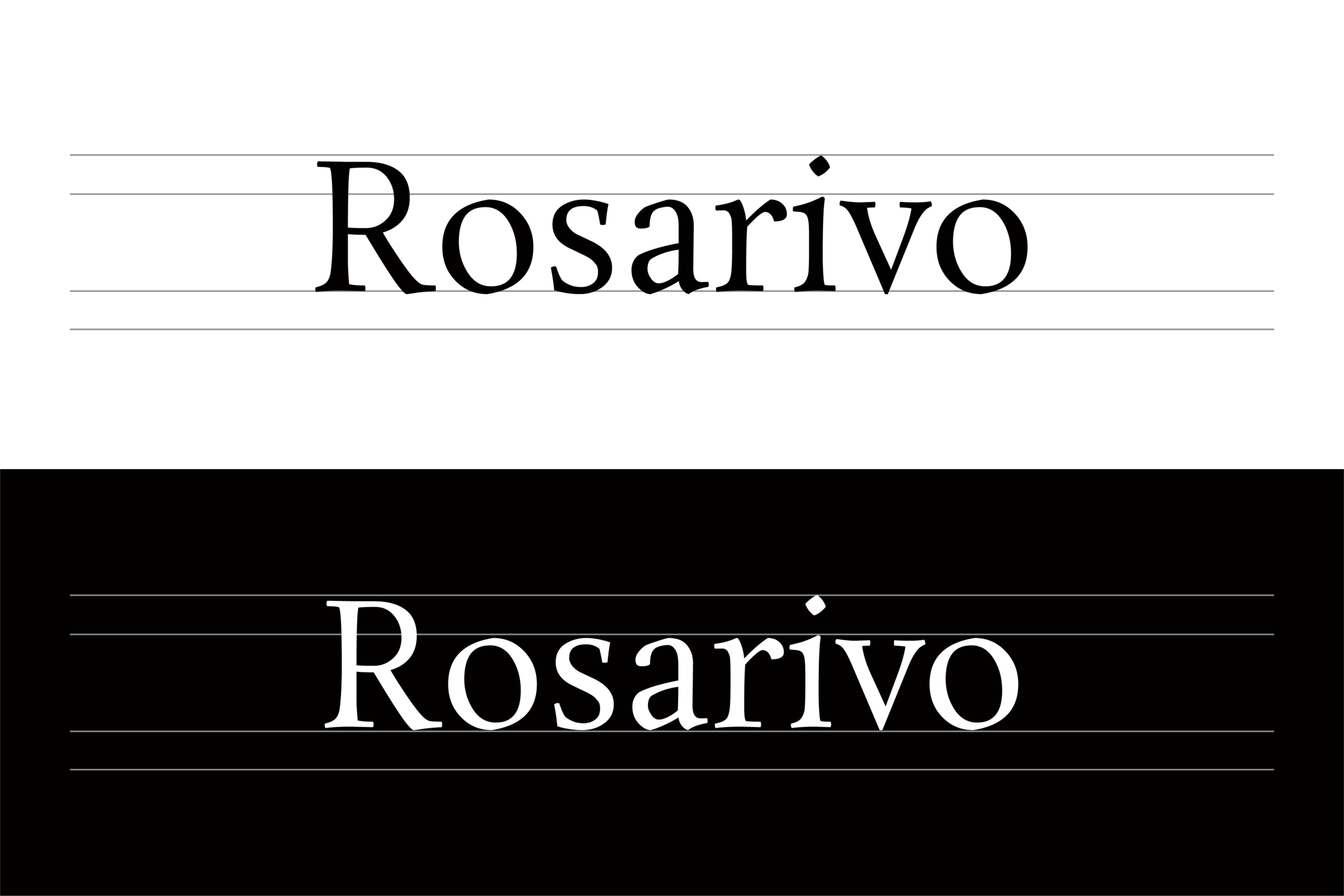 Rosarivo:优雅复古免费商用衬线英文字体下载