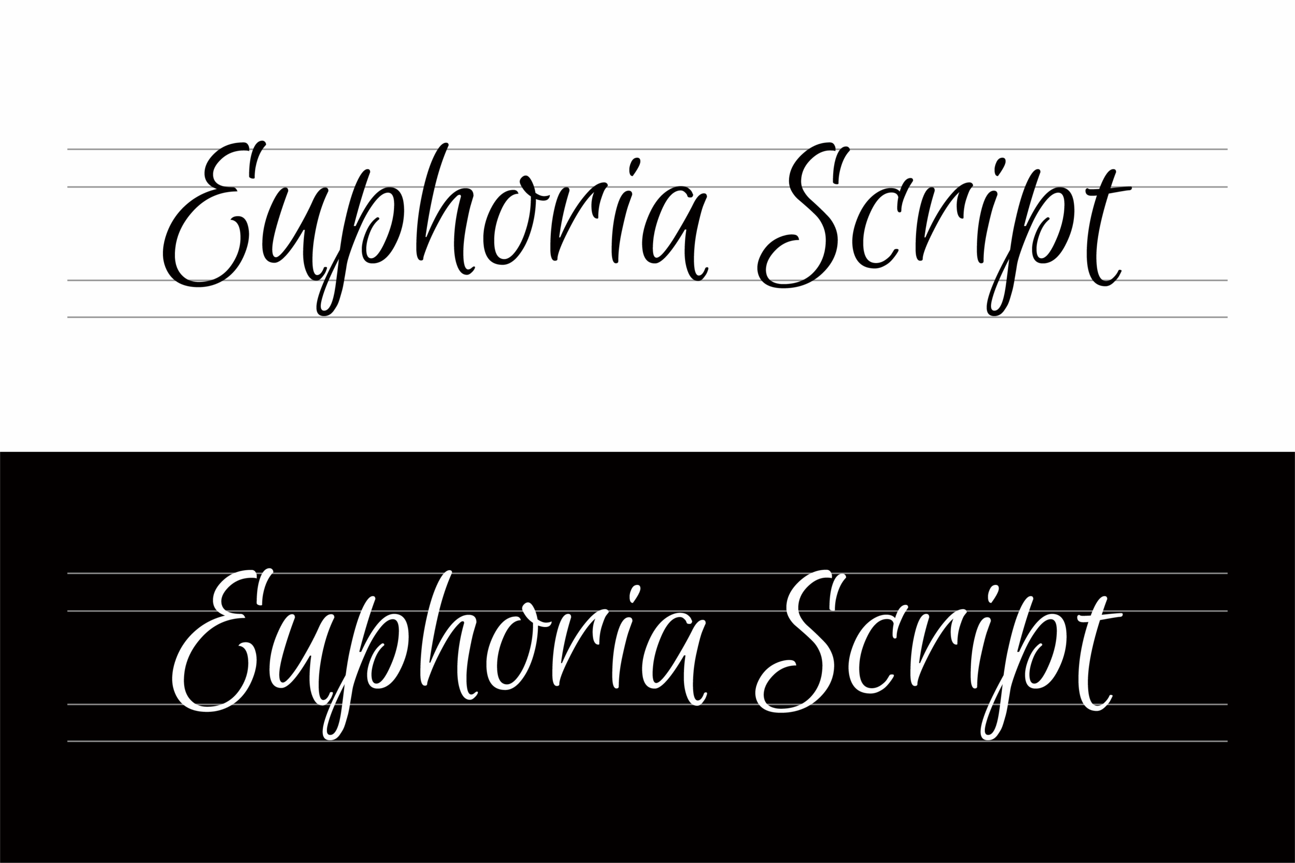 Euphoria Script:优雅手写免费商用英文字体下载