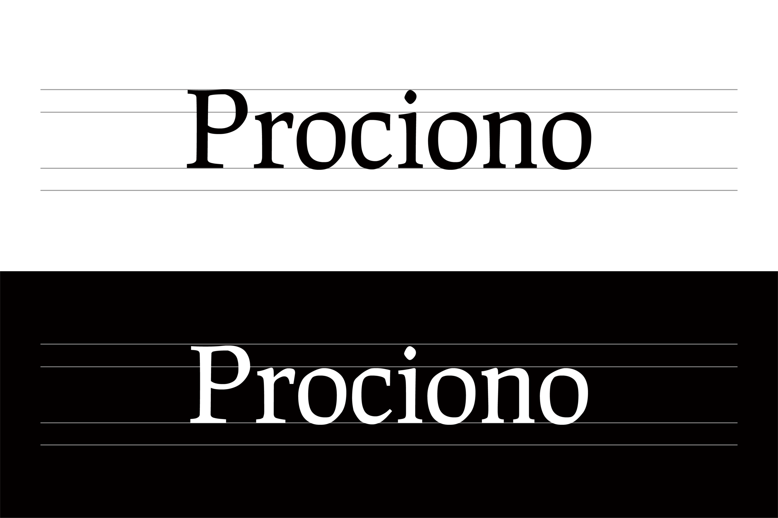 Prociono:哥特复古罗马衬线免费商用字体下载