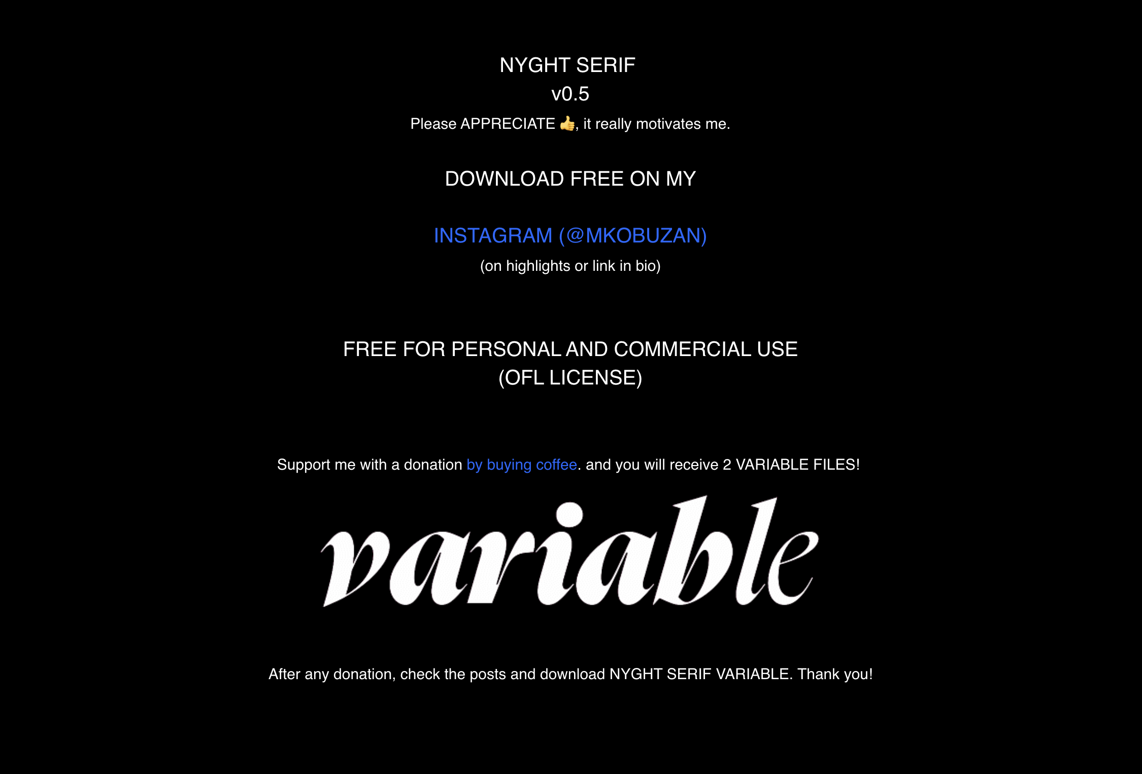 Nyght Serif