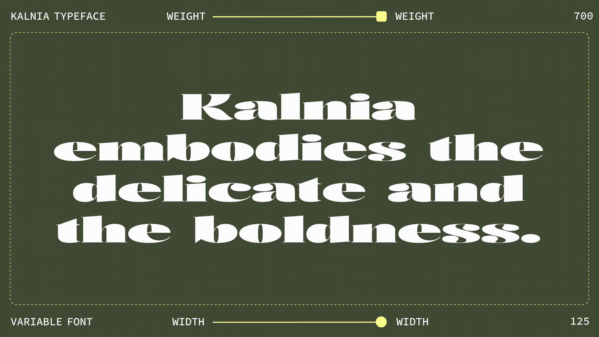 Kalnia:维多利亚胖脸风格高对比可变展示字体